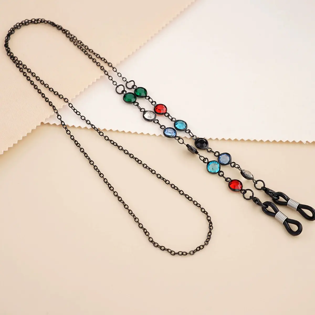 Black Eyeglass Chain