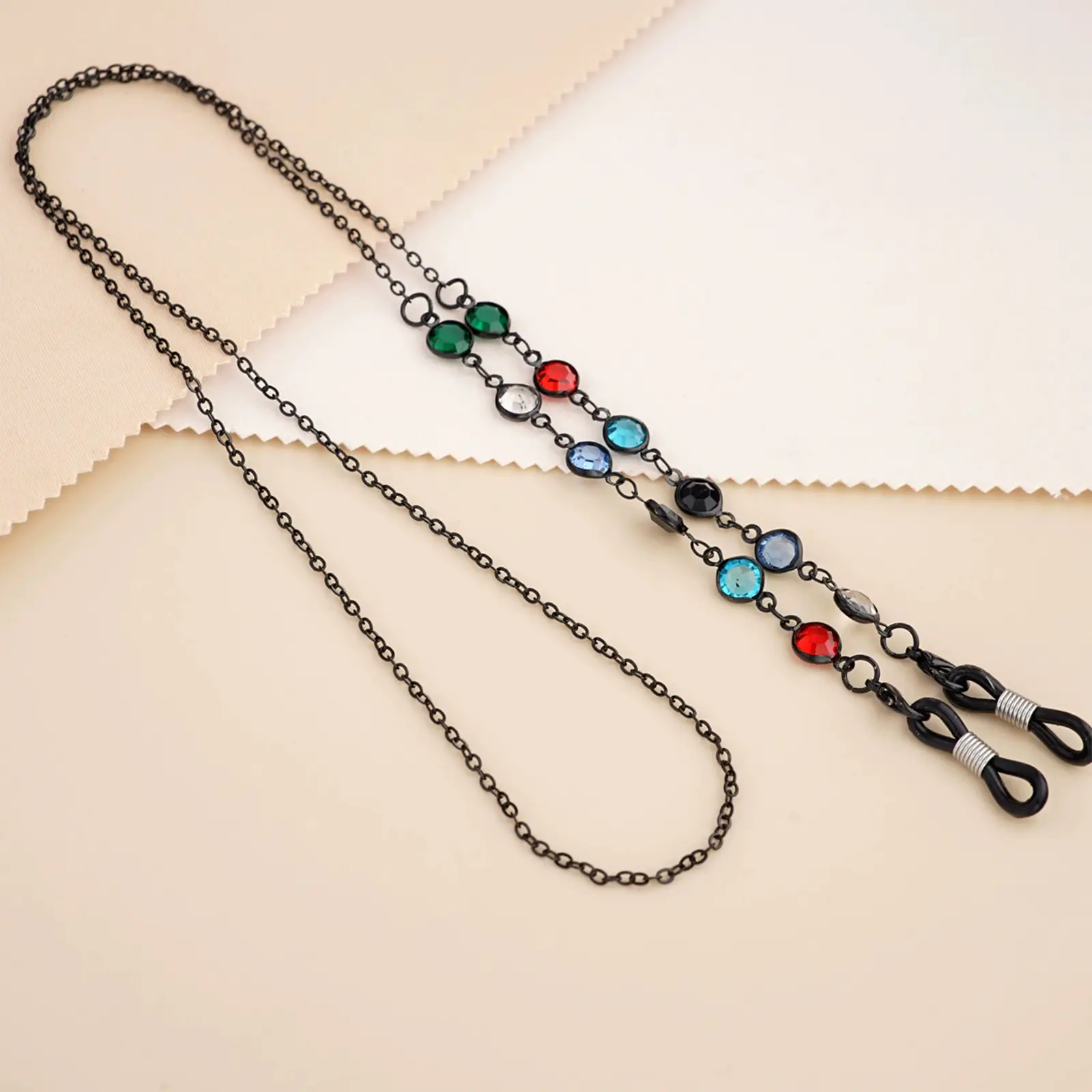 Black Eyeglass Chain
