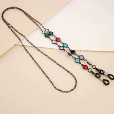 Black Eyeglass Chain