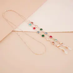 Rose Gold Eyeglass Chain
