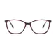 Rectangle Purple Eyeglasses