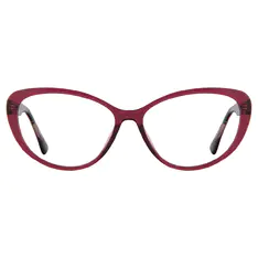 Cat-eye Wine Eyeglasses