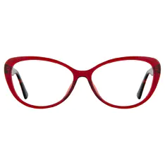 Cat-eye Red Eyeglasses