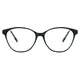 Cat-eye Transparent Blue Eyeglasses