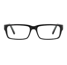 Rectangle Black/Green Eyeglasses