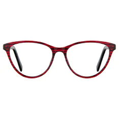 Cat-eye Red Eyeglasses