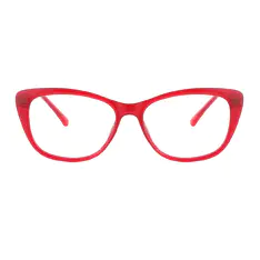 Cat-eye Red Eyeglasses
