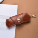 Brown Leather Glasses Pouch