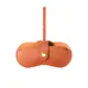 Brown Hanging Leather Eyeglass Pouch