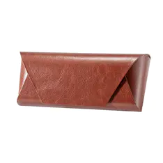 Brown Leather Glasses Case
