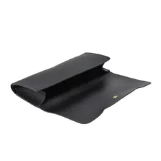 Gray Leather Glasses Case