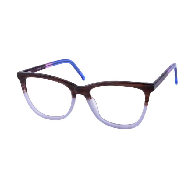 Cat-eye Purple/Tortoiseshell Eyeglasses