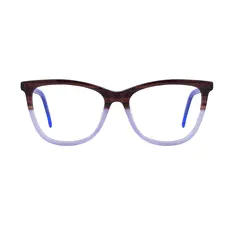 Cat-eye Purple/Tortoiseshell Eyeglasses