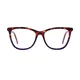 Cat-eye Dark Purple/Tortoiseshell Eyeglasses