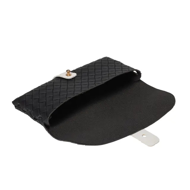 Black Woven Style Glasses case