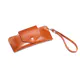 Vintage Brown Classic Leather Glasses Pouch