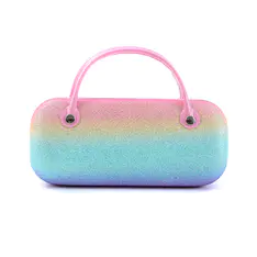 Vinny Kids' Gradient Sparkle Glasses Case with Handle | EFE