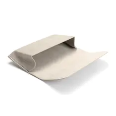Light Gray Minimal Magnetic Leather Glasses Case