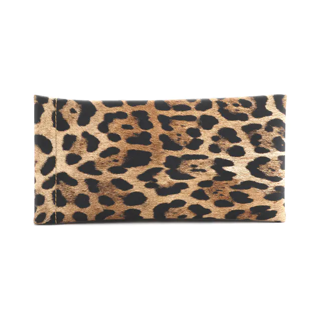 Wild Leopard PU Glasses Pouch