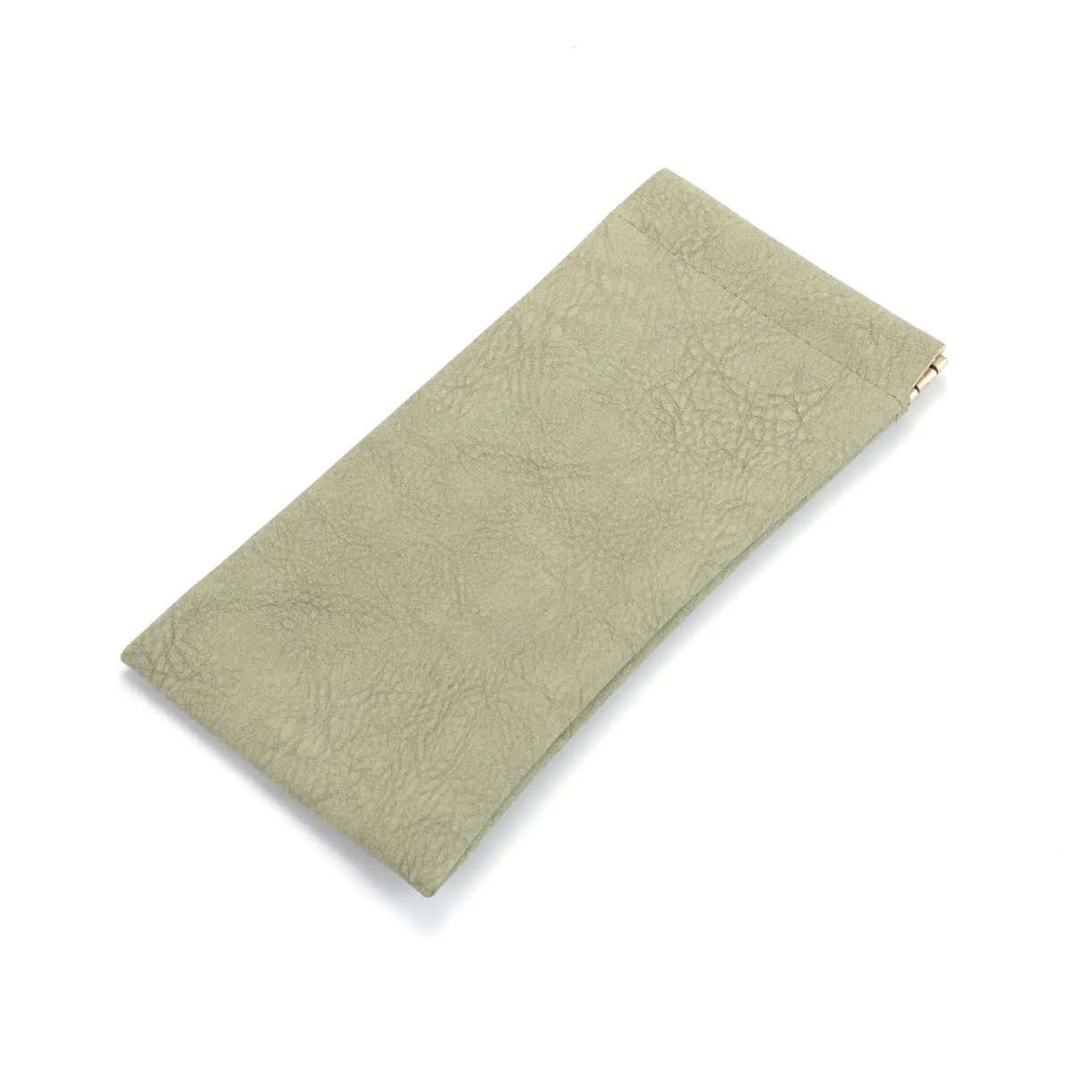 Olive Green Soft PU Glasses Pouch
