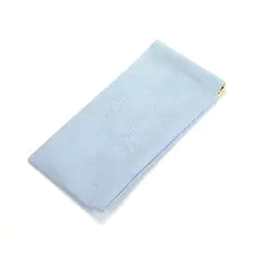 Light Blue Minimal PU Glasses Pouch