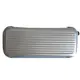 Silver Luggage Style Metal Glasses Case
