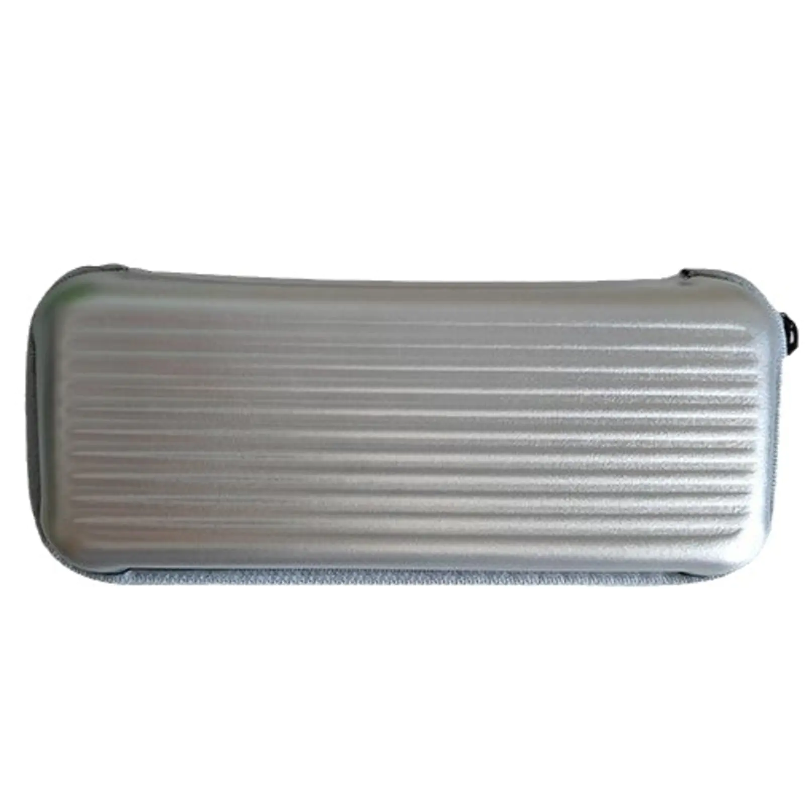 Silver Luggage Style Metal Glasses Case