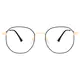 Geometric Bright Gold Eyeglasses