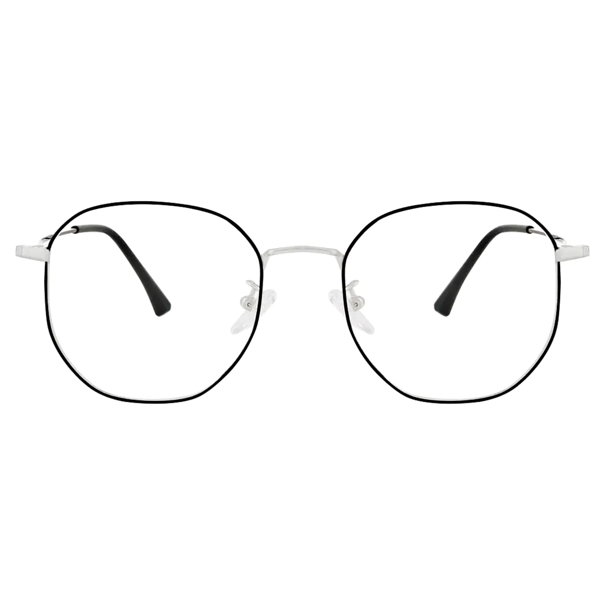 Geometric Black Eyeglasses