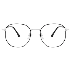 Geometric Black Eyeglasses