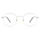 Oval Silver Eyeglasses
