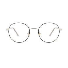 Round Black Eyeglasses