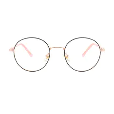 Round Rose Gold Eyeglasses
