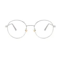 Round Silver Eyeglasses