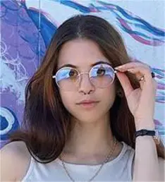 Round Rose Gold Eyeglasses