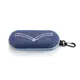 Gray Denim EVA Zipper Glasses Case