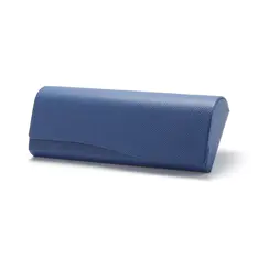 Blue PU Glasses Case