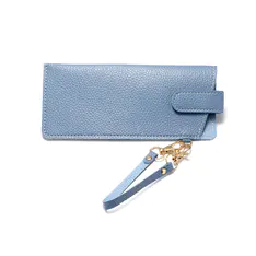 Blue Leather Glasses Pouch