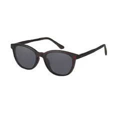 Cat-eye Brown Clip-On Sunglasses