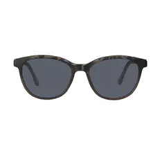 Cat-eye Gray Clip-On Sunglasses