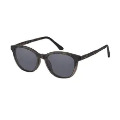 Cat-eye Gray Clip-On Sunglasses