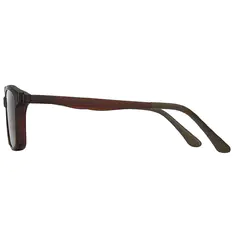 Rectangle Black Clip-On Sunglasses
