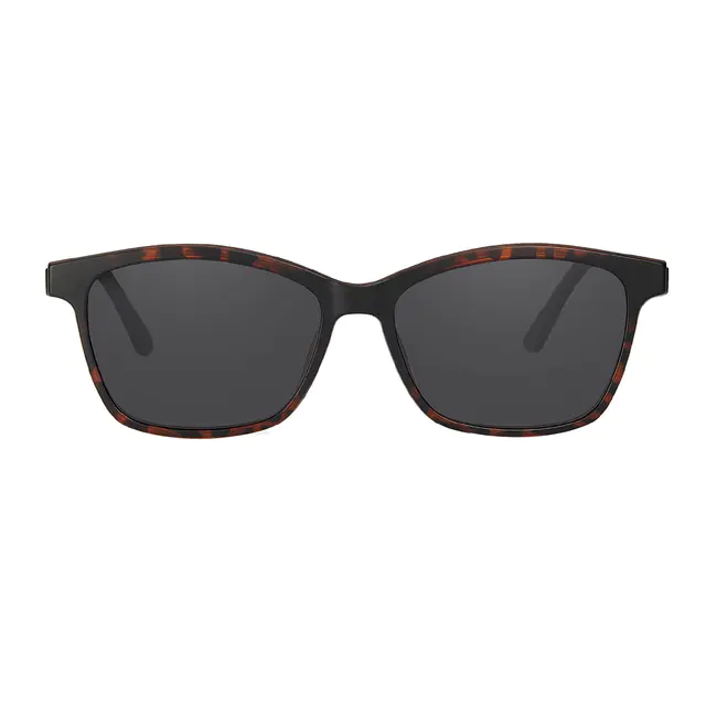 Rectangle Tortoiseshell Sunglasses