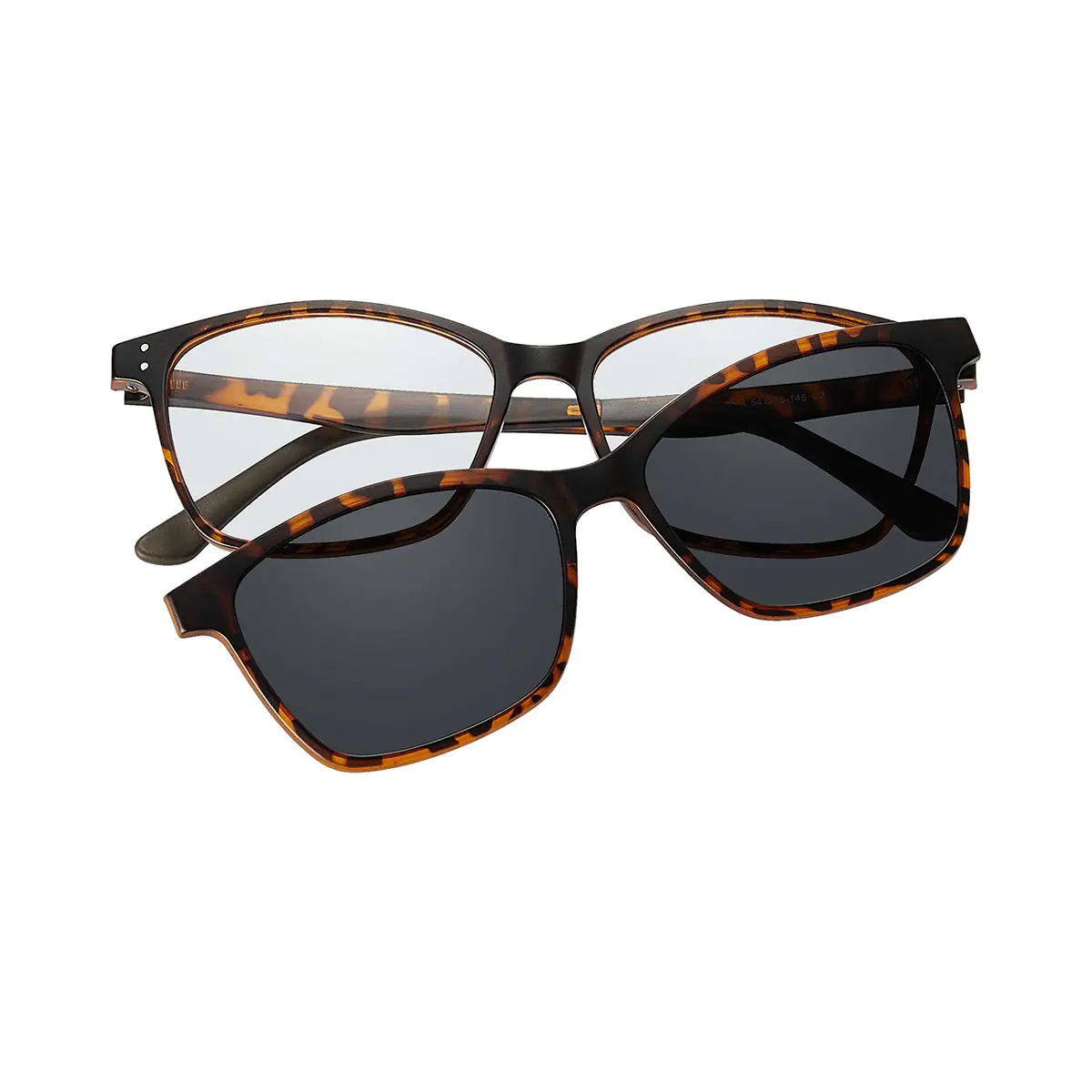 Rectangle Tortoiseshell Sunglasses