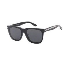 Square Black Clip-On Sunglasses