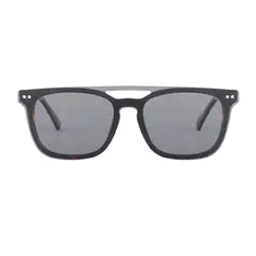 Square Tortoiseshell Clip-On Sunglasses