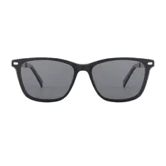 Square Black Clip-On Sunglasses
