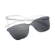 Cat-eye Clear Clip-On Eyeglasses