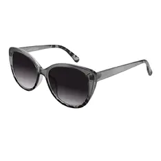 Square Transparent Gray Sunglasses