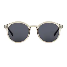 Round Transparent Amber Sunglasses